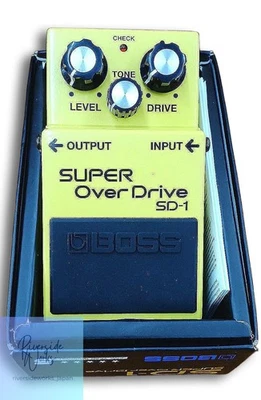 Pédale d'effet BOSS SD-1 Overdrive pour guitare électrique JP - Photo 1/4