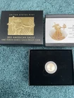 2022 W $5 1/10 Oz GOLD AMERICAN EAGLE PROOF COIN +BOX & COA GEM