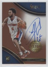 2015 Panini Select Rookie Signatures Copper Prizm 38/49 Darrun Hilliard Auto 0b2