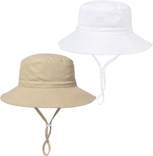 Baby Toddler Sun Hat,Boys Girls Bucket Hat for Kids UPF 50 Sun Protective Child