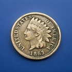 U.S. Indian Cent G/VG 1863 CN