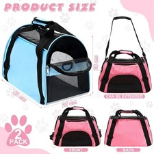 Cat Bags Portable Dog Carrier Bag Mesh Breathable Carrier Bags for Small Dogs F