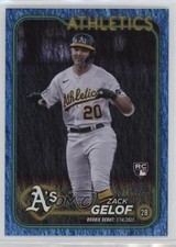 2024 Topps Update Rookie Debut Blue Holo Foilboard /999 Zack Gelof #US131 1f3g