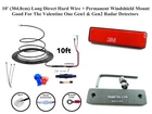 10' Long Direct Hard Wire+Permanent Mount For The  V1 Gen1 & Gen2 Radar Detector