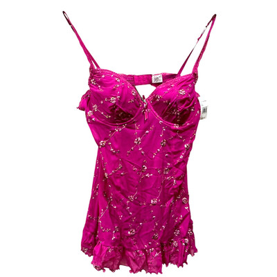XXL fairy corset b PINK Lace Underwire Corset Bustier Bra new