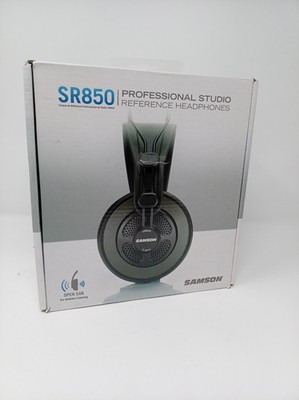 Samson Semi Open-Back Studio Reference Headphones, Black, Over Ear (SR850)
