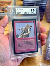 BGS 8.5 MAGIC THE GATHERING 1993 ALPHA HILL GIANT MTG psa cgc