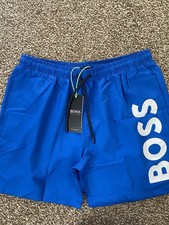 Image of Hugo Boss Men's Swim Shorts Size L Blue