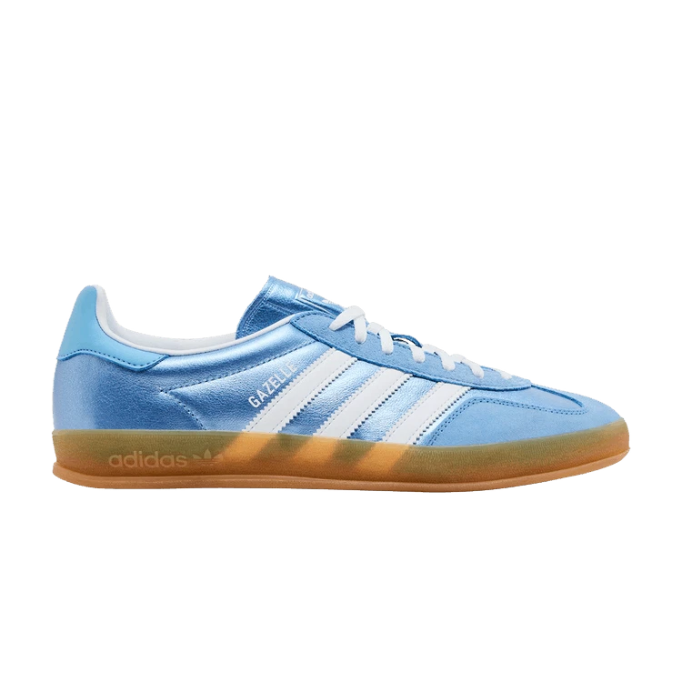 adidas Gazelle Indoor Blue Metallic Gum W for sale | eBay