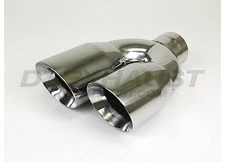 Different Trends DT-30483R 12" Passenger Side Staggered Dual Exhaust Tip 3" Fit