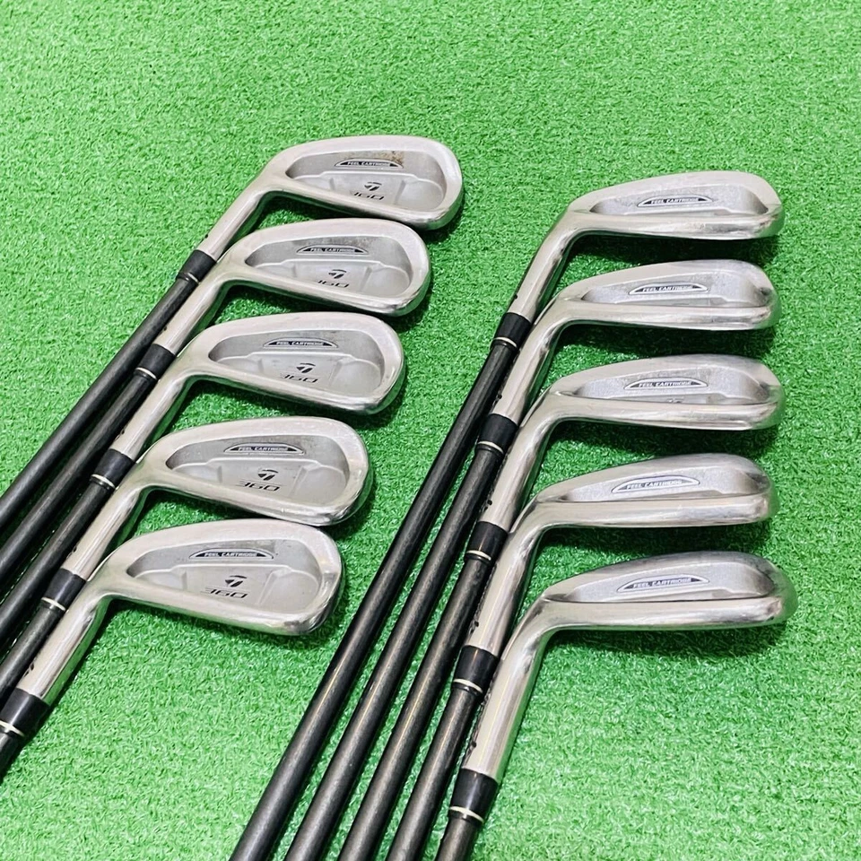 TaylorMade LH Iron Set 360series 3-9.P.A.S Graphite Flex R Left Handed STORE - Image 2 of 4