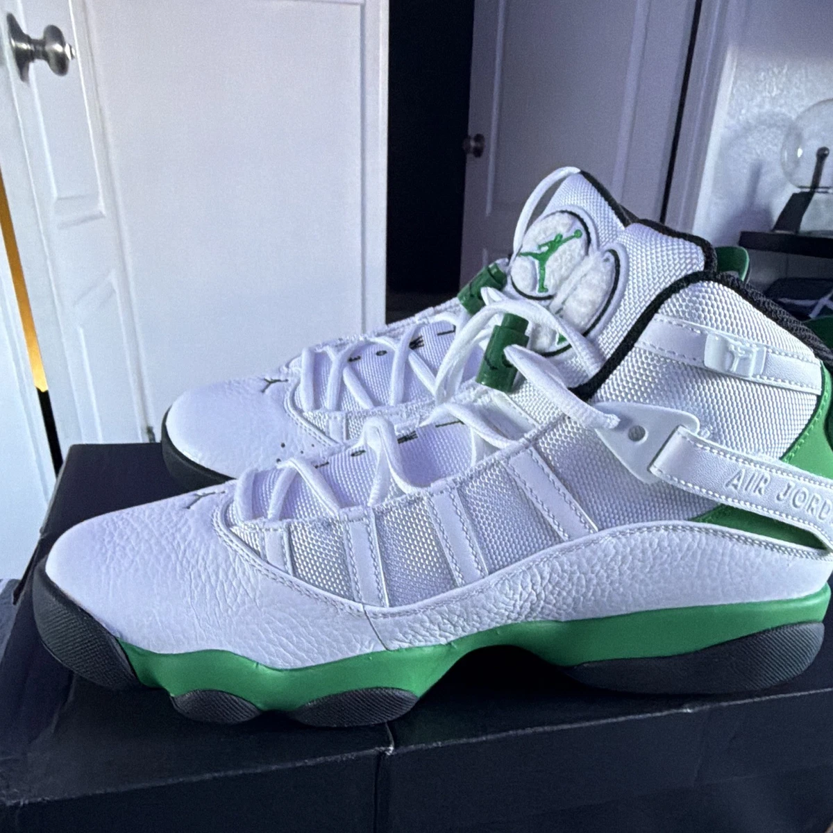 Jordan 6 Rings White Lucky Green for Sale | Authenticity  display picture 3