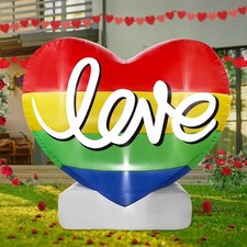 Valentine  s Day Inflatable Giant Heart 5.3FT Long Blow Up Heart Inflatable