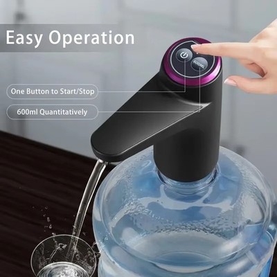 Elektrische Trinkflaschenpumpe USB Wiederaufladbar Automatischer Trinkwasserspender