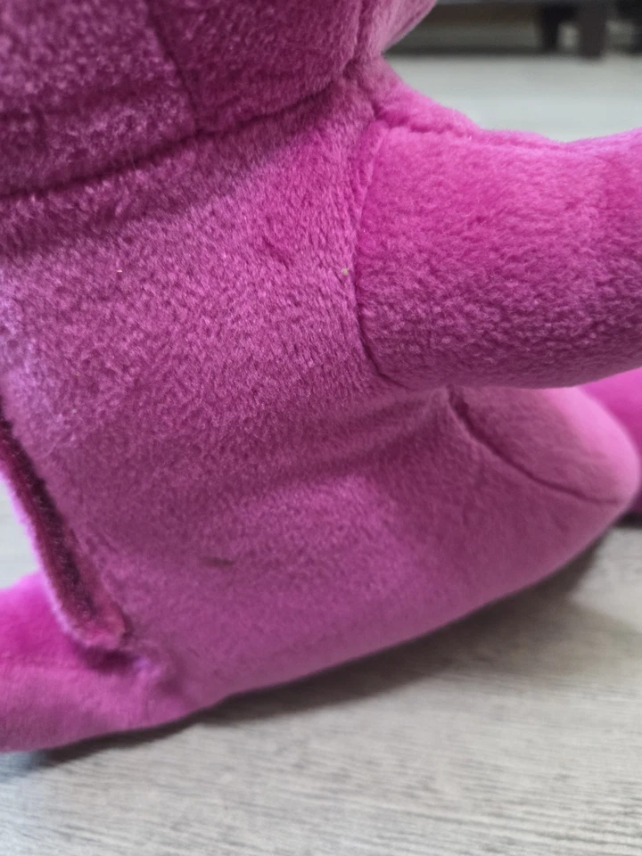 Peluche Barney Playskool 2000 vintage animal de peluche hablando Barney no probado Foto 3 de 4