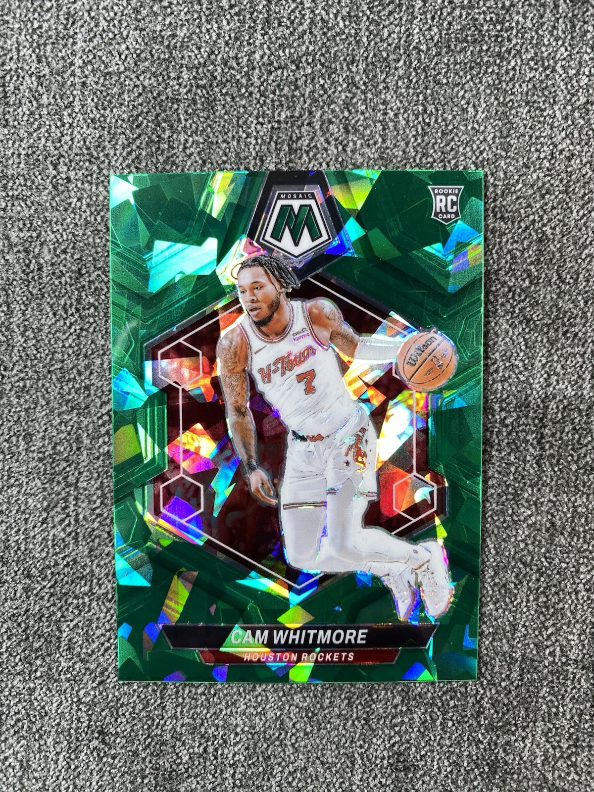 Cam Whitmore 2023-24 Mosaic Green Ice Rookie SSP Fanatics Rare No. 217