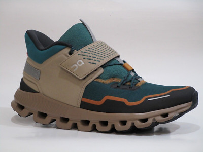 On Men's Cloud Hi Edge Defy Sneaker Shoes Evergreen/Clay, Size 13 M US