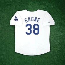 Eric Gagne 1999 Los Angeles Dodgers Cooperstown Home White Jersey w/ Patch
