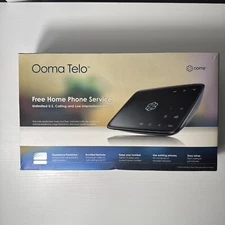 Ooma Telo 110-0102-203 Original Design Free VOIP Home Phone Service Base
