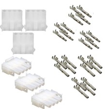 Molex MLX Connector - Complete Molex 4 Wire Connector Set with Pins 3 SETS