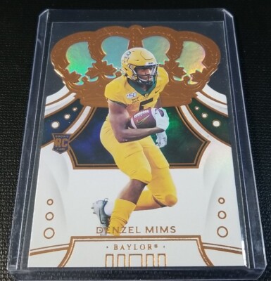 2020 Panini Chronicles Draft Picks Crown Royale DENZEL MIMS Base #44 Baylor RC