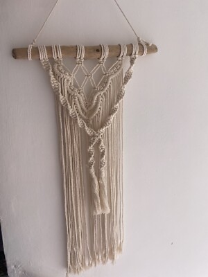 atemberaubender Makramee Wandbehang Wanddeko Boho Chic Makramee Handarbeit Sommer