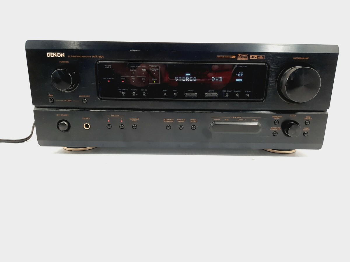 Denon AVR 1804 6.1 Channel 875 Watt Receiver for sale online | eBay