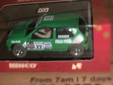 Auslaufmodell Ninco Renault Clio 1.6v Fuji Gr&uuml;n Ref 50111 Selten