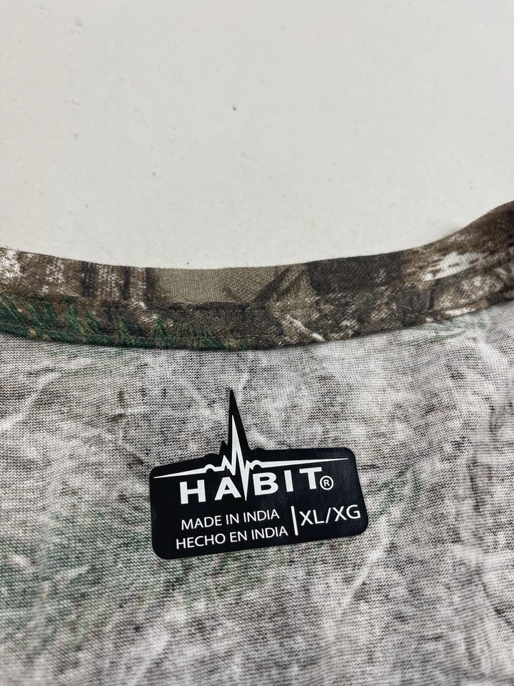 Habit Realtree Shirt Women Size XL Brown Hunting Top Tree Mossy Oak Outdoor - Image 4 of 4