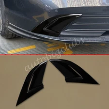 For Honda Accord 11 Gen 2023-2025 Black Front Fog Light Cover Trims Accessories