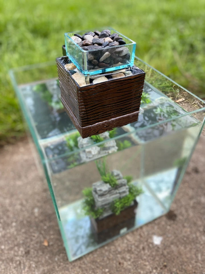 Fluval Chi 25 LITRE Aquarium – Modern Waterfall Feature w/ Lights & Accessories - Image 3 of 4