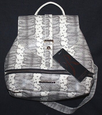 Rampage Small Midi Button Closure Faux Leather Backpack - Pick Your Style