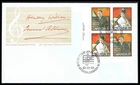 Canada FDC - 1980 - Canadian Musicians Albani/Willan, Scott # 861a, Plate Block