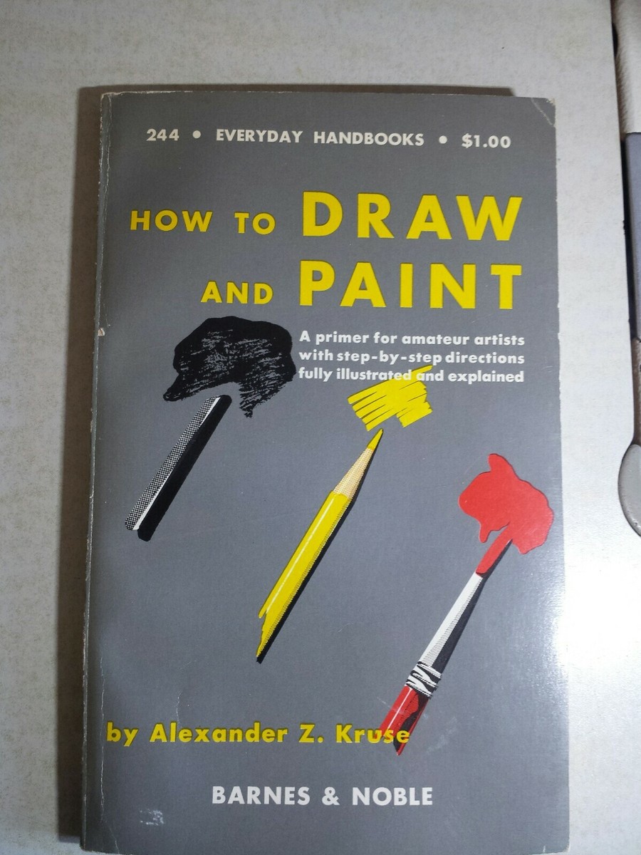 How to Draw and Paint Everyday Handbooks NO. 244 By A.Z. Kruse Vintage 1961 | UK