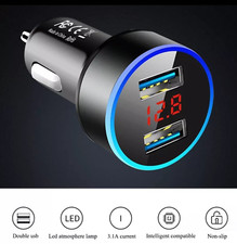 2x USB Zigarettenanzünder 3100mA KFZ Auto Ladegerät Ladeadapter Digital Lader
