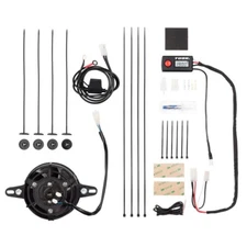 Tusk Digital Radiator Fan Kit Universal Compatible with Dirt Bike & Motorcycles