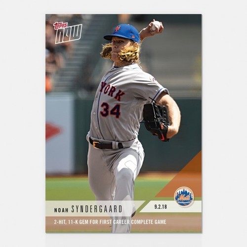 2018 Topps Now 676 Noah Syndergaard