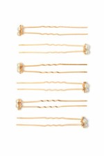 Charming Charlie- Hair Prongs sticks pins- Pearl, Crystal- NWT
