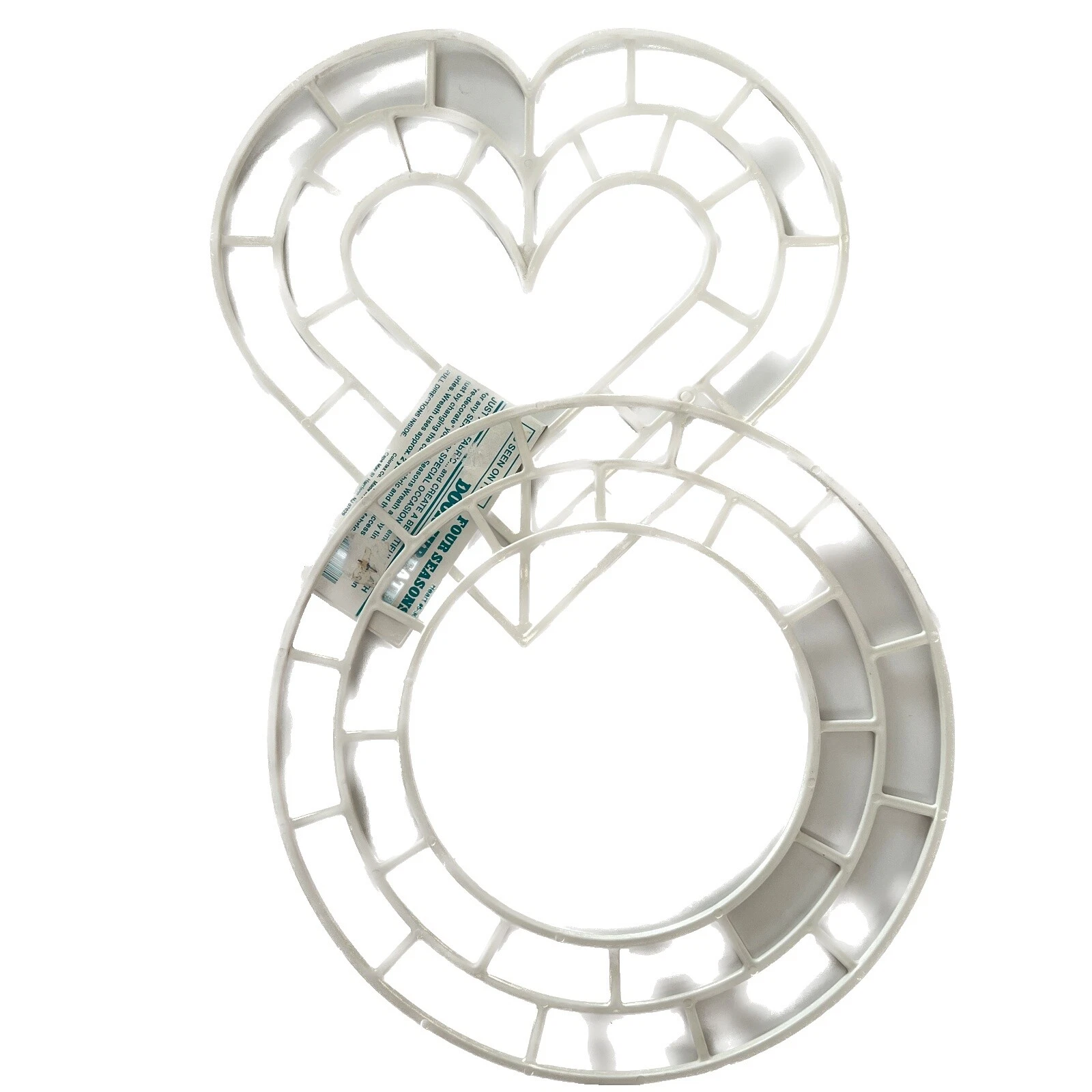 Bases de Plástico Corazón formas florales, y Marcos