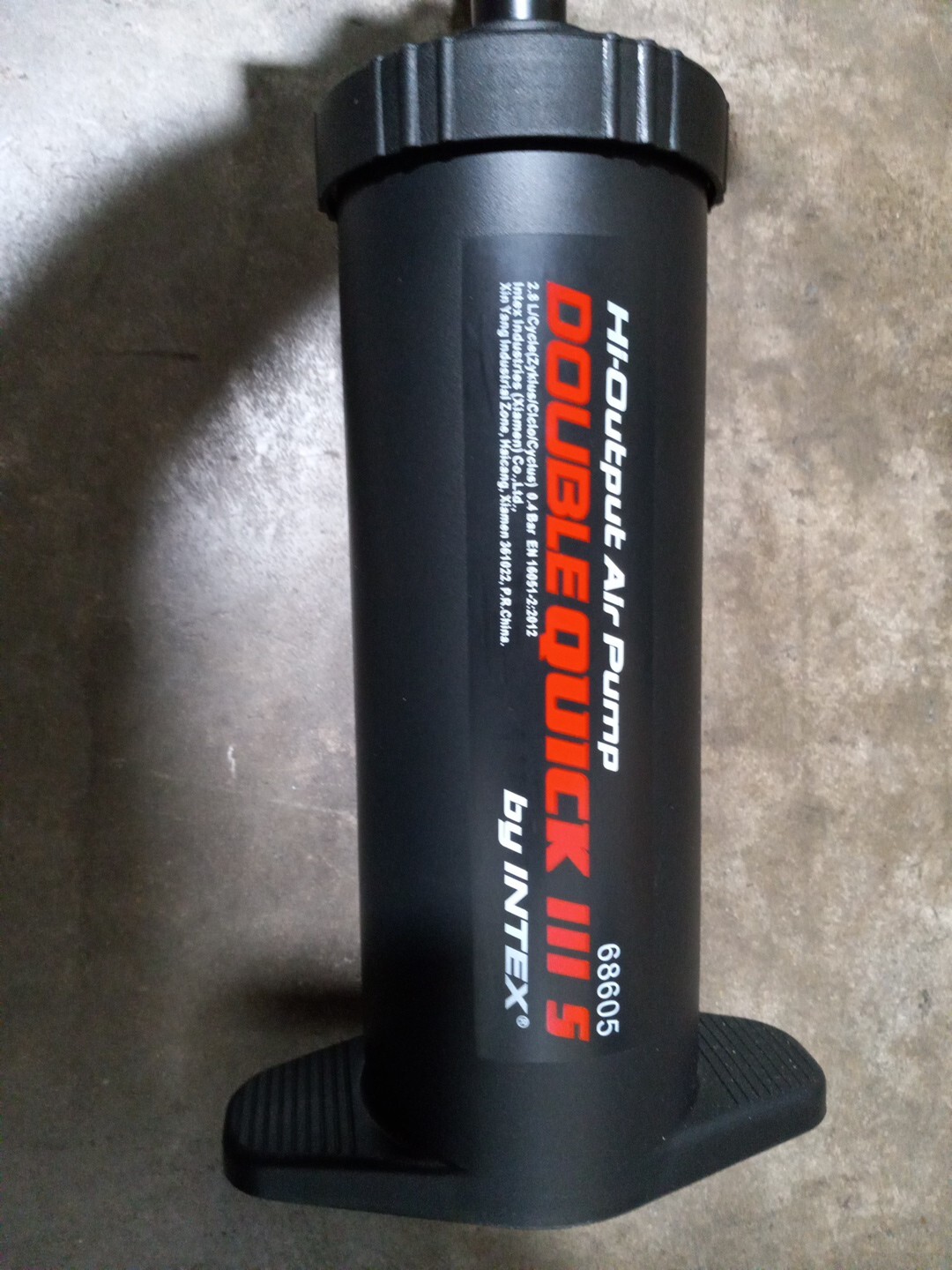 BOMBA DE AIRE MANUAL Intex Double Quick III S infla y desinfla con 3 boquillas