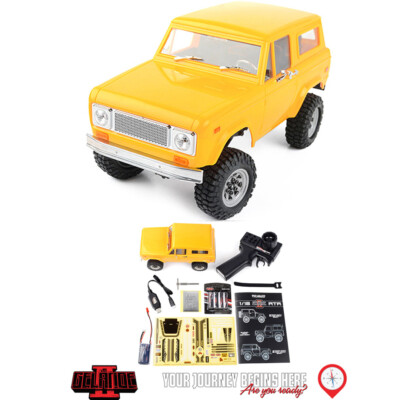 RC4WD 1/18 Gelande II Truck RTR w/ Black Hawk Hard Body Set Yellow