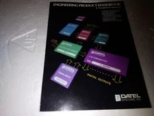 Vintage Datel Systems Product Handbook 64 Pages 1974 A/D & D/A Converters