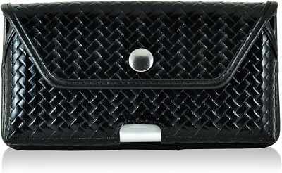 Turtleback Gürtel Hülle Holster Made für iPhone 7 Plus, 8 Plus, Samsung S7 Schwarz Ba