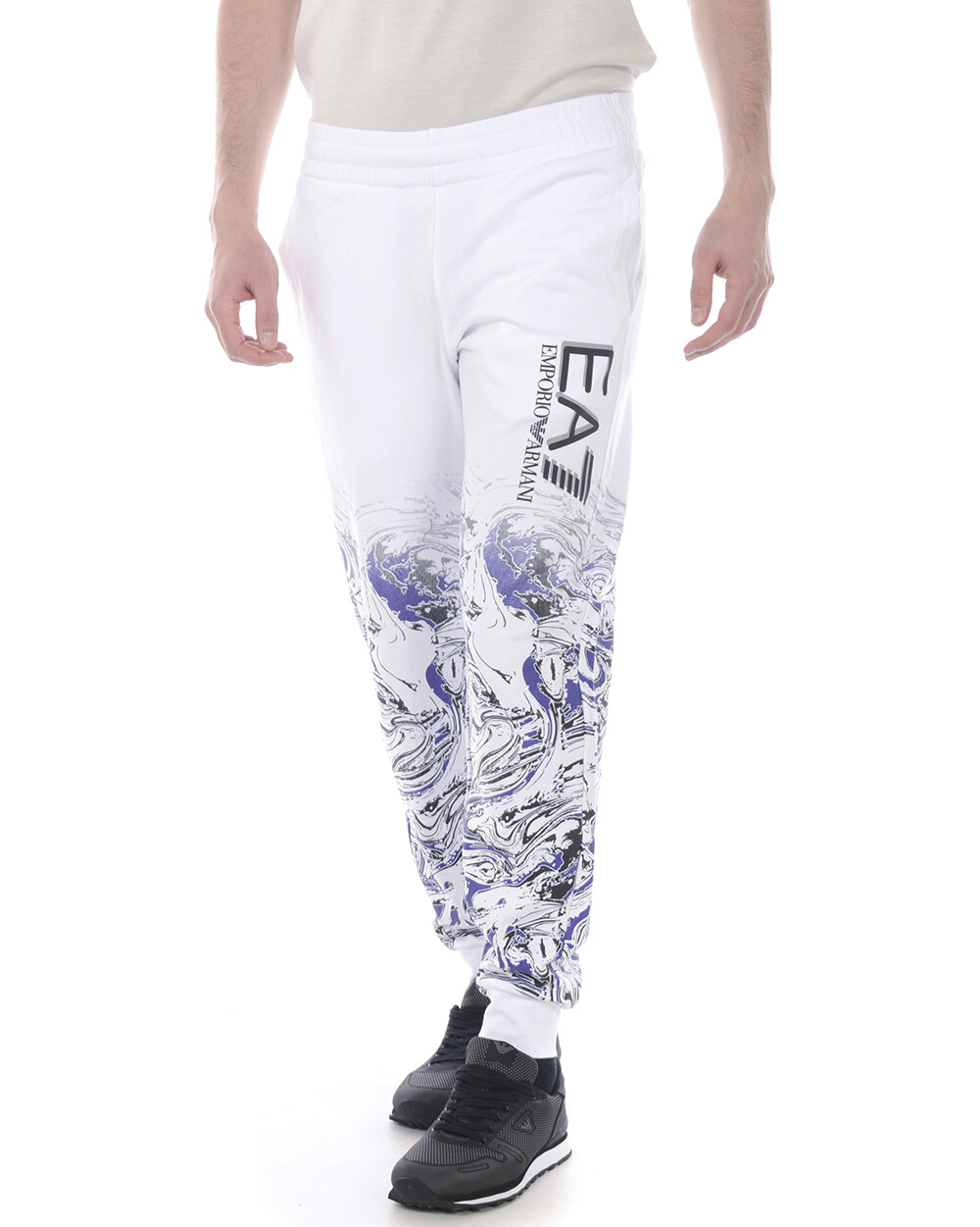 Tuta Emporio Armani Ea7 Tracksuit Cotone Uomo Bianco 3HPP60 PJ05Z 2100 Tg. S