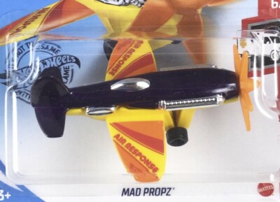 2020 Hot Wheels 186/250 Mad Propz HW RESCUE 6/10 ~ RARE purple