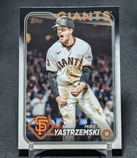 Mike Yastrzemski 2024 Topps Series 1 Baseball Card #124 San Francisco Giants