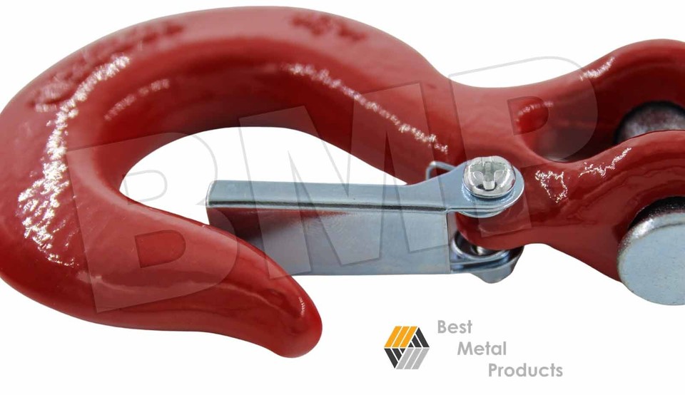 5/16" Slip Hook With Safety Latch — Heavy-Duty Clevis For Rigging, Towing, Winch & Trailer Use 4 thumbnail image
