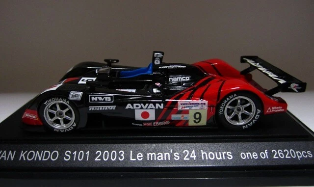 1/43 Ebbro Advan Kondo S101 #9 2003 24 Hours of LeMans one of 2620 
