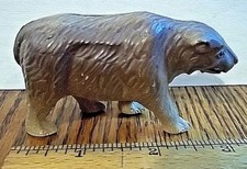 Celluloid Brown Bear Figurine Toy Vintage Antique 3"
