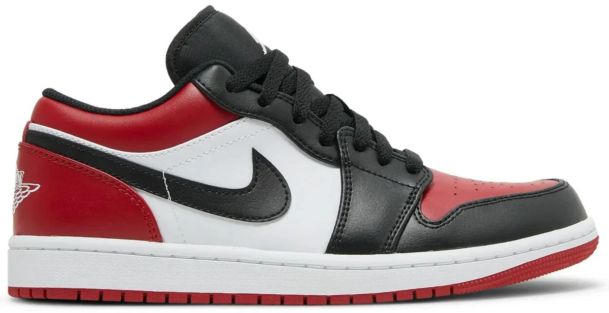 Jordan 1 Low Bred Toe for Sale | Authenticity Guaranteed | eBay
